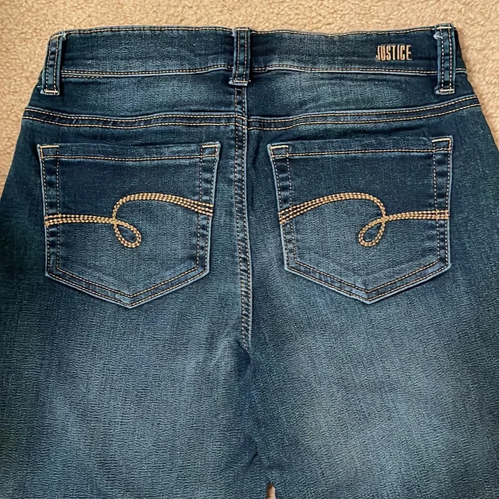 Justice Girls Mid Rise Jeggings.